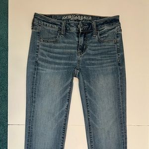 American eagle super low jegging size 00 SHORT